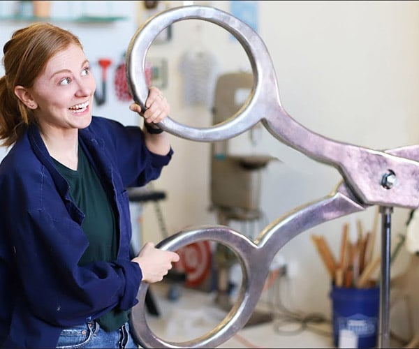 Making Giant Scissors