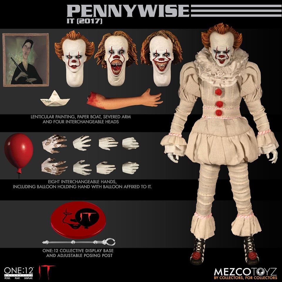 One:12 Collective IT Pennywise Figure