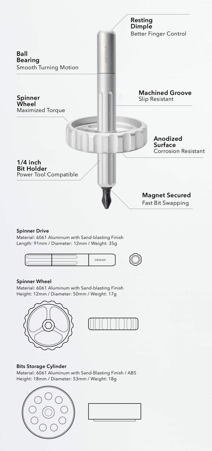 Spinner Drive Screwdriver