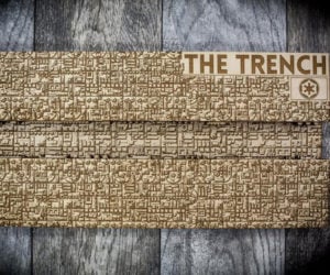 Death Star Trench Wood Map