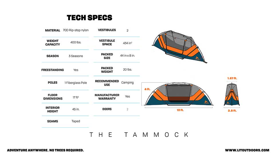 Tammock Hammock Tent