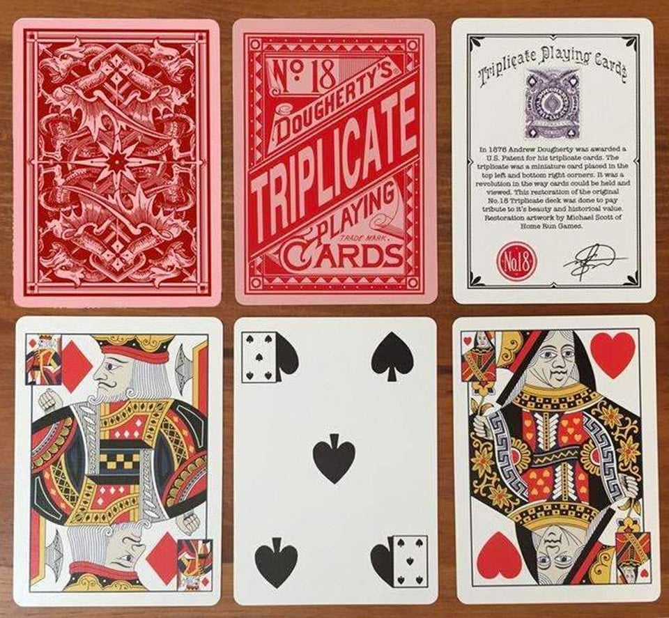 Triplicate Dragon Playing Cards
