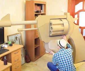 Making a Giant Cardboard Gun
