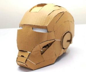 Cardboard Iron Man Helmet