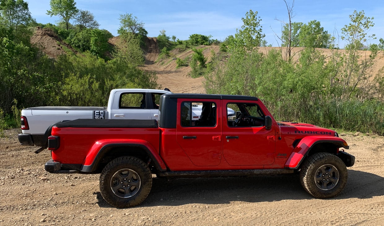 Off Roading The Jeep Gladiator And Ram 2500 Power Wagon At Badlands Park