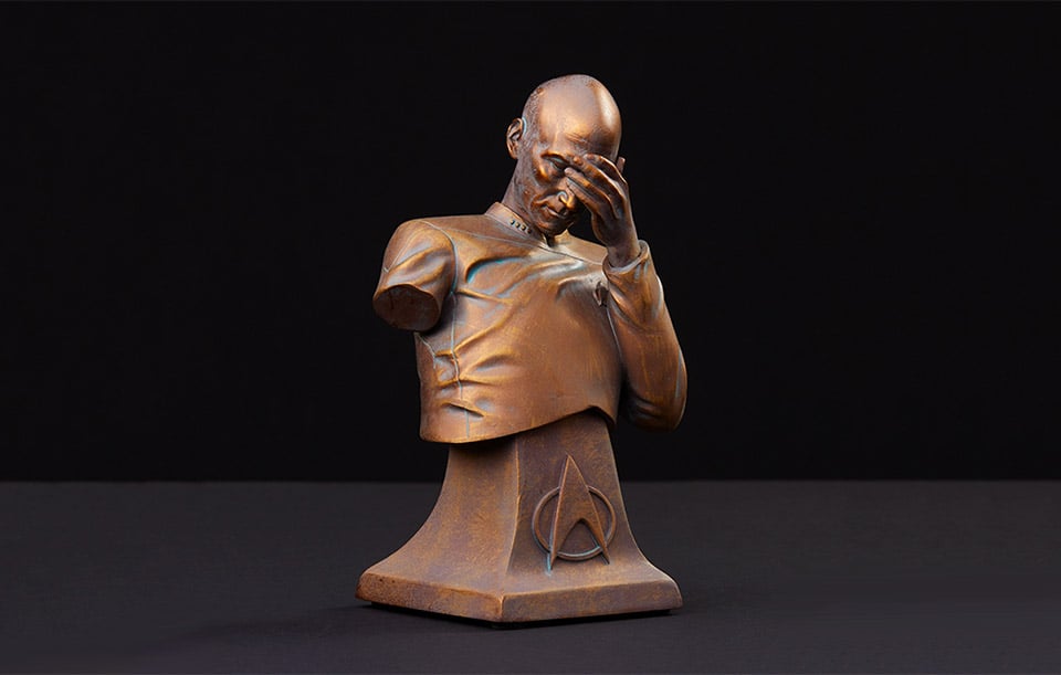 Facepalm Bust: Bronze Edition