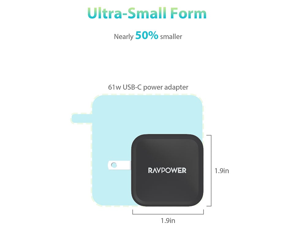 RavPower 61W PD3.0 USB-C Charger