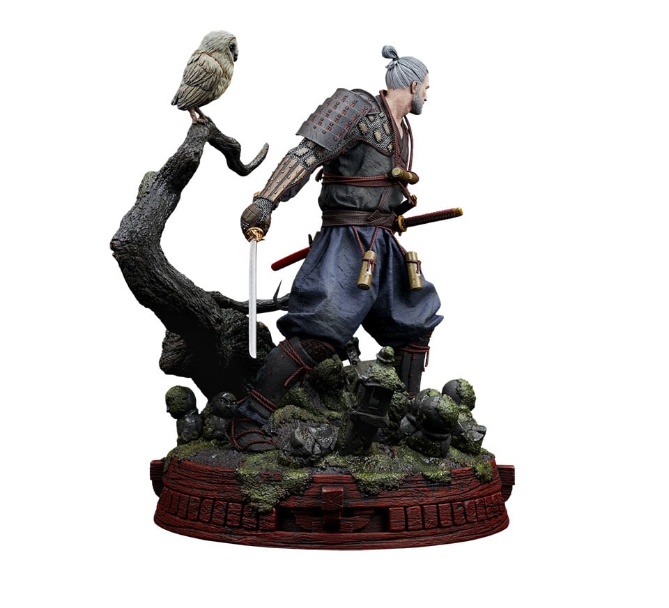 The Witcher Geralt Ronin Statue