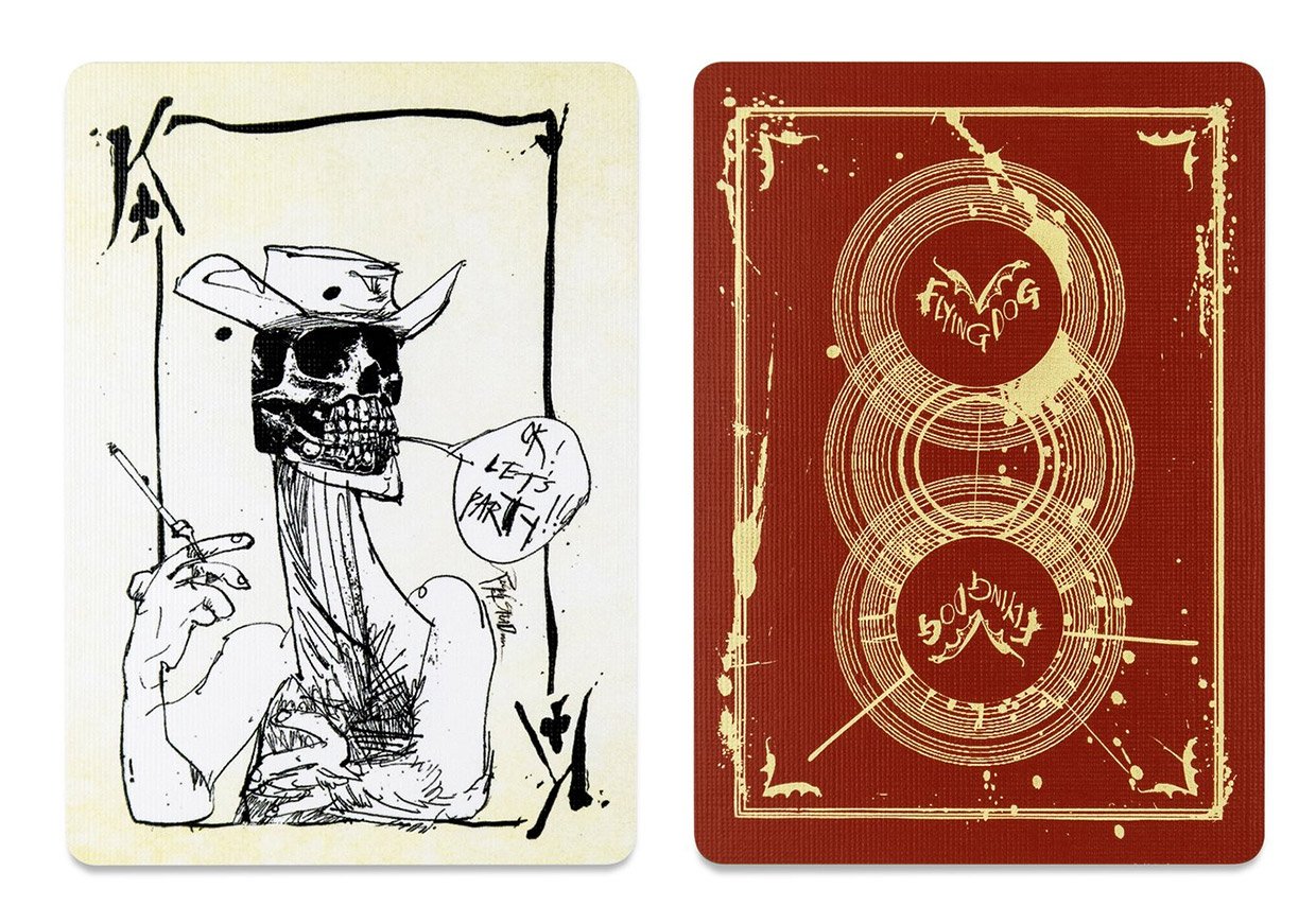 Flying Dog Playing Cards