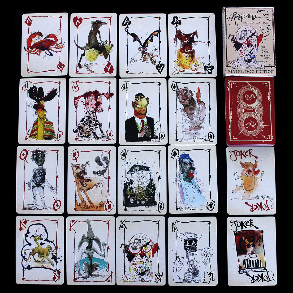 Flying Dog Playing Cards