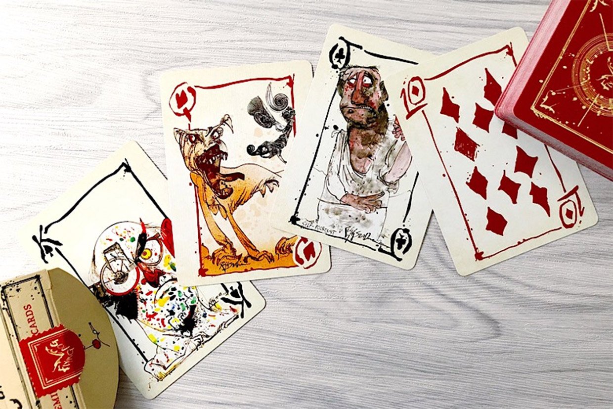 Flying Dog Playing Cards