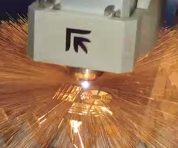 Fiber Laser Cutting Demo