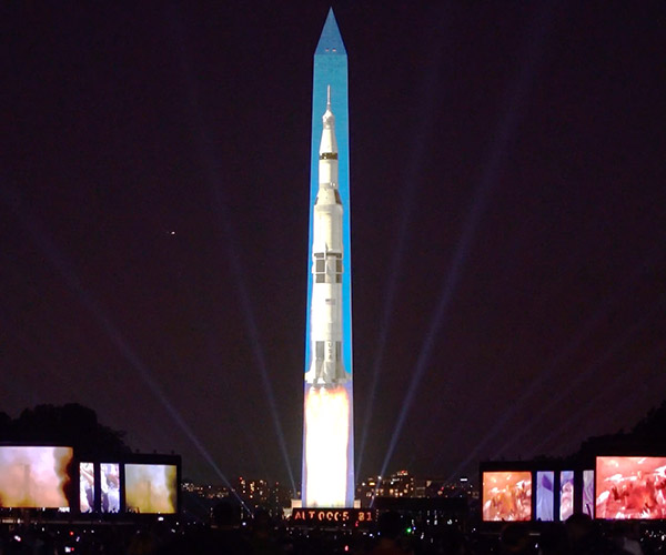 Apollo Launch Projection Mapping