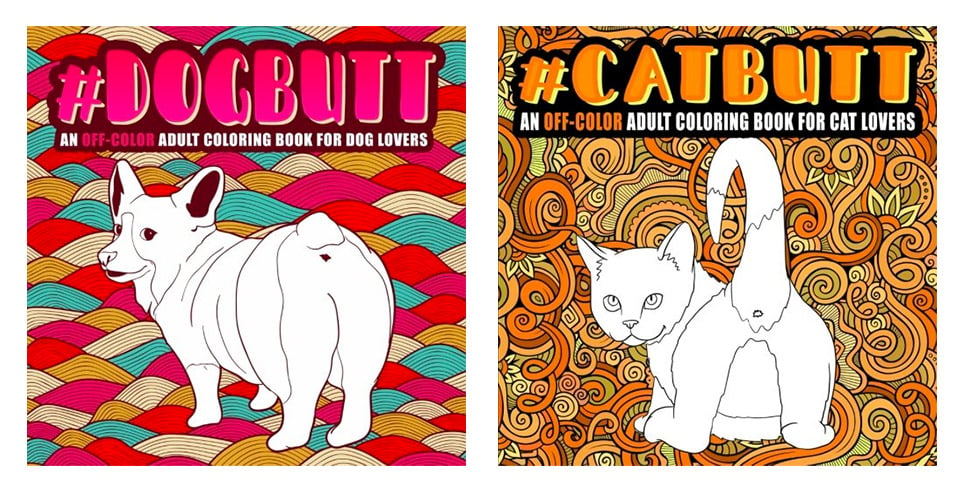 Cattbutt and Dogbutt Coloring Books