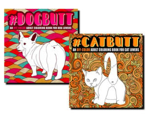 Cattbutt and Dogbutt Coloring Books