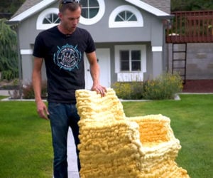 Making a Chair from Spray Foam