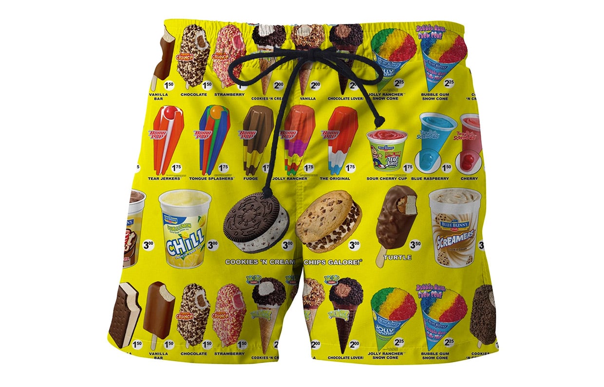 Ice cream truck sales swim trunks