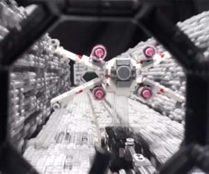 LEGO Death Star Trench Diorama