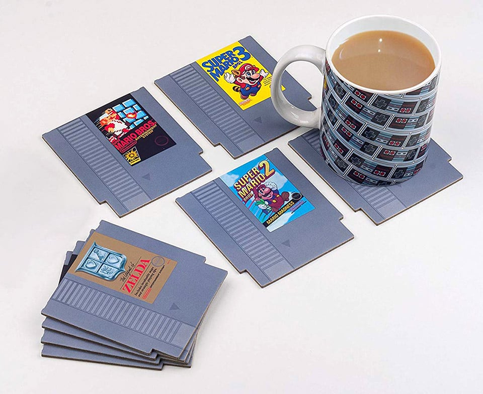 NES Cartridge Drink Coasters