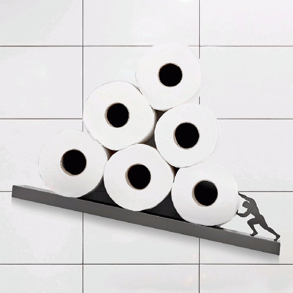 Sisyphus Toilet Paper Shelf