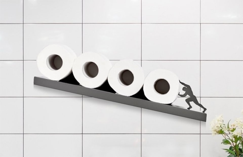 Sisyphus Toilet Paper Shelf