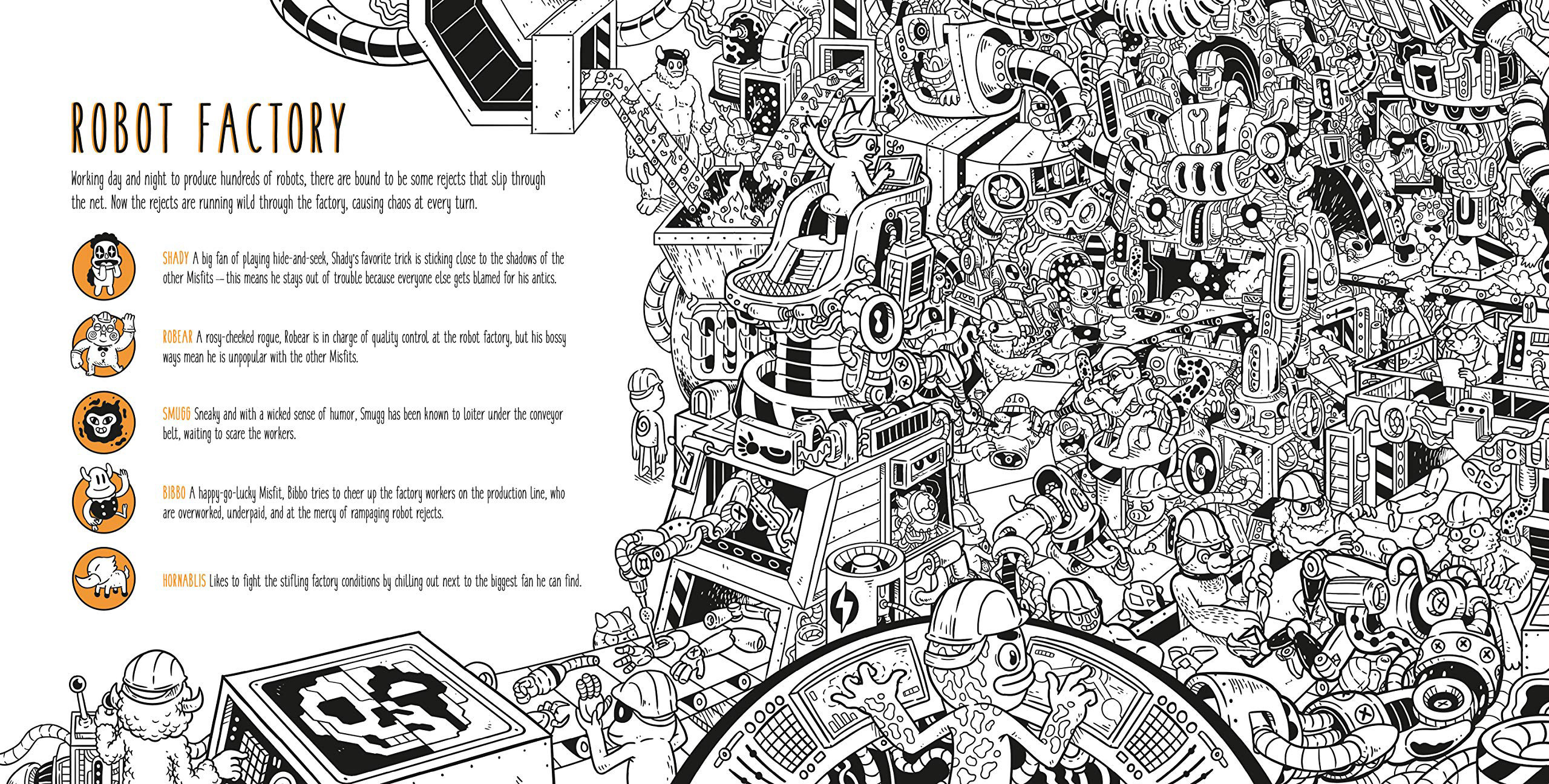 Fright-and-Seek Coloring Book