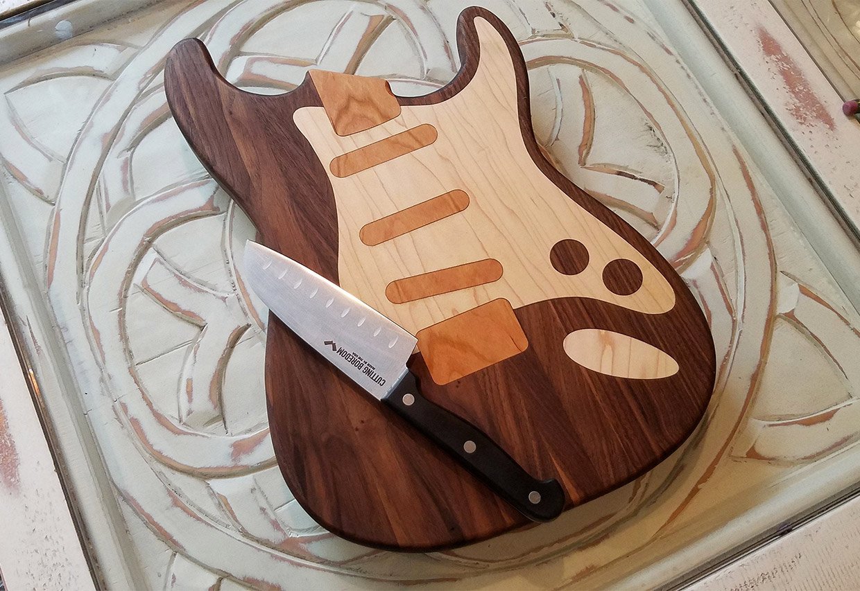 Guitar Cutting Boards