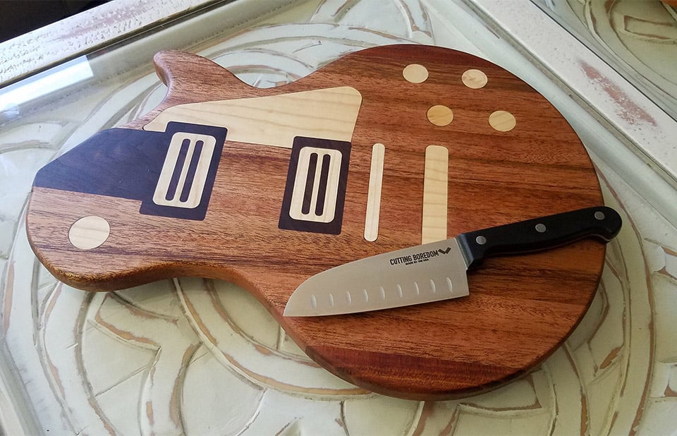 Guitar Cutting Boards