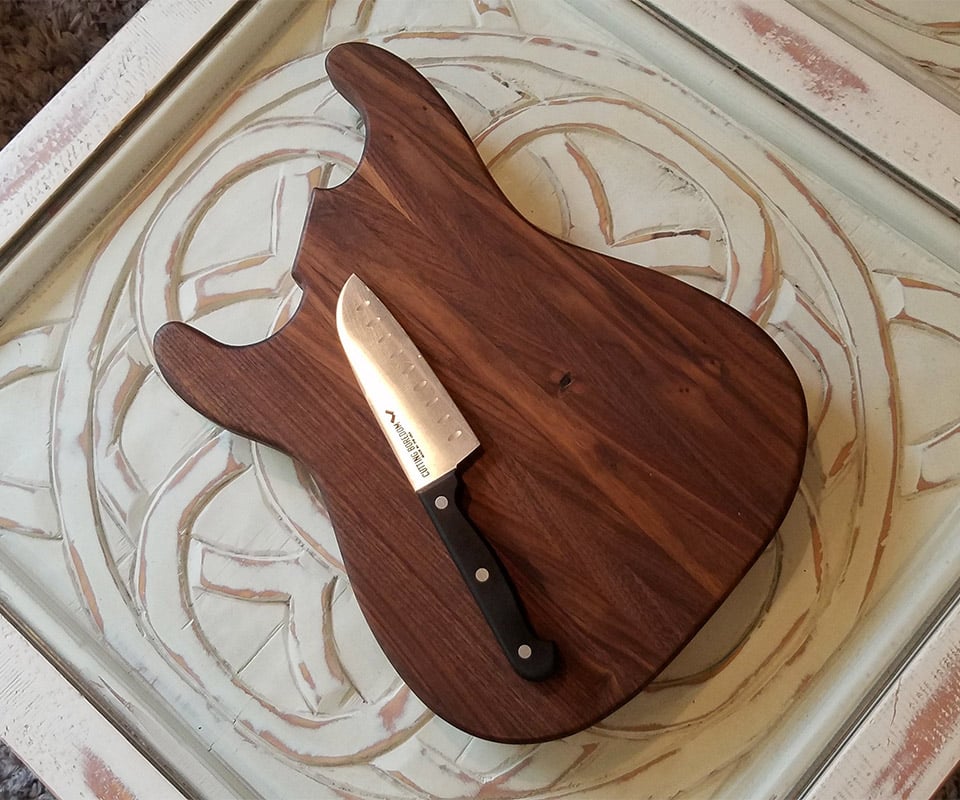 Guitar Cutting Boards