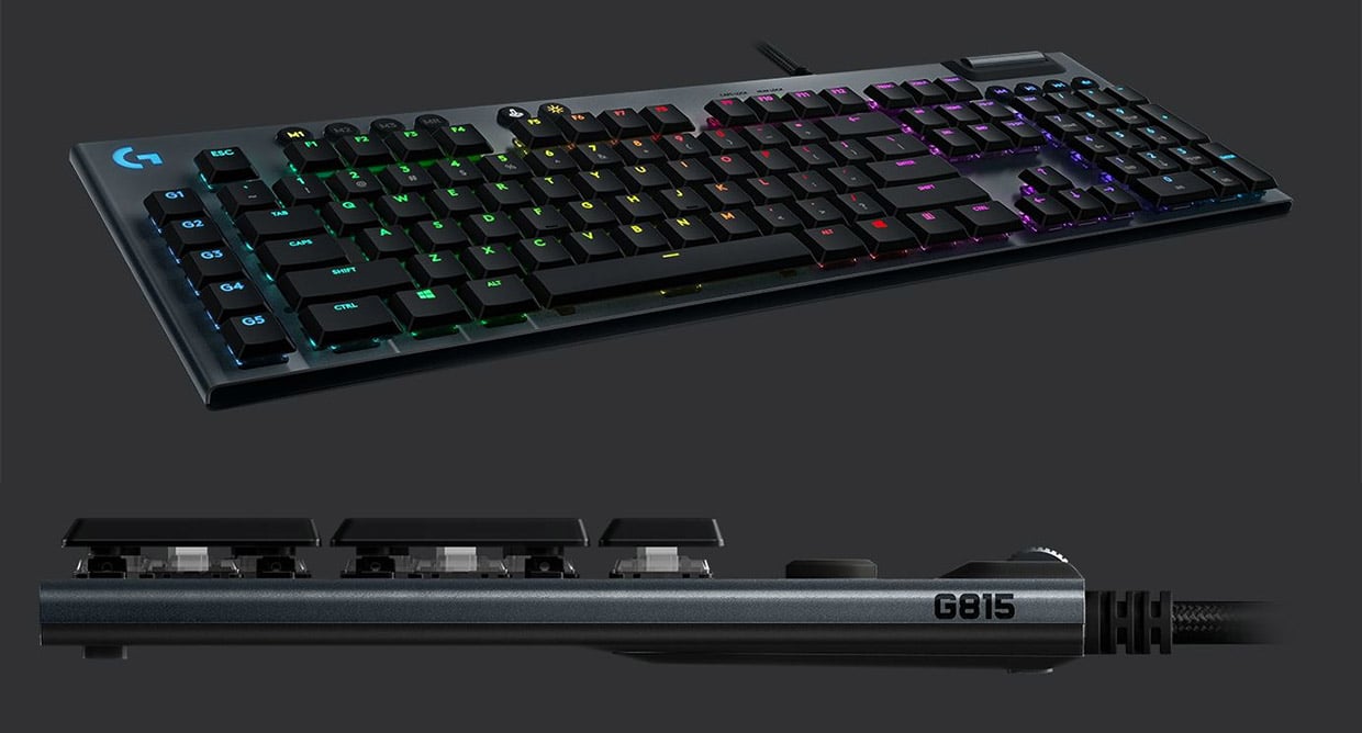 Logitech G815 + Mechanical Keyboards Are Crazy Slim