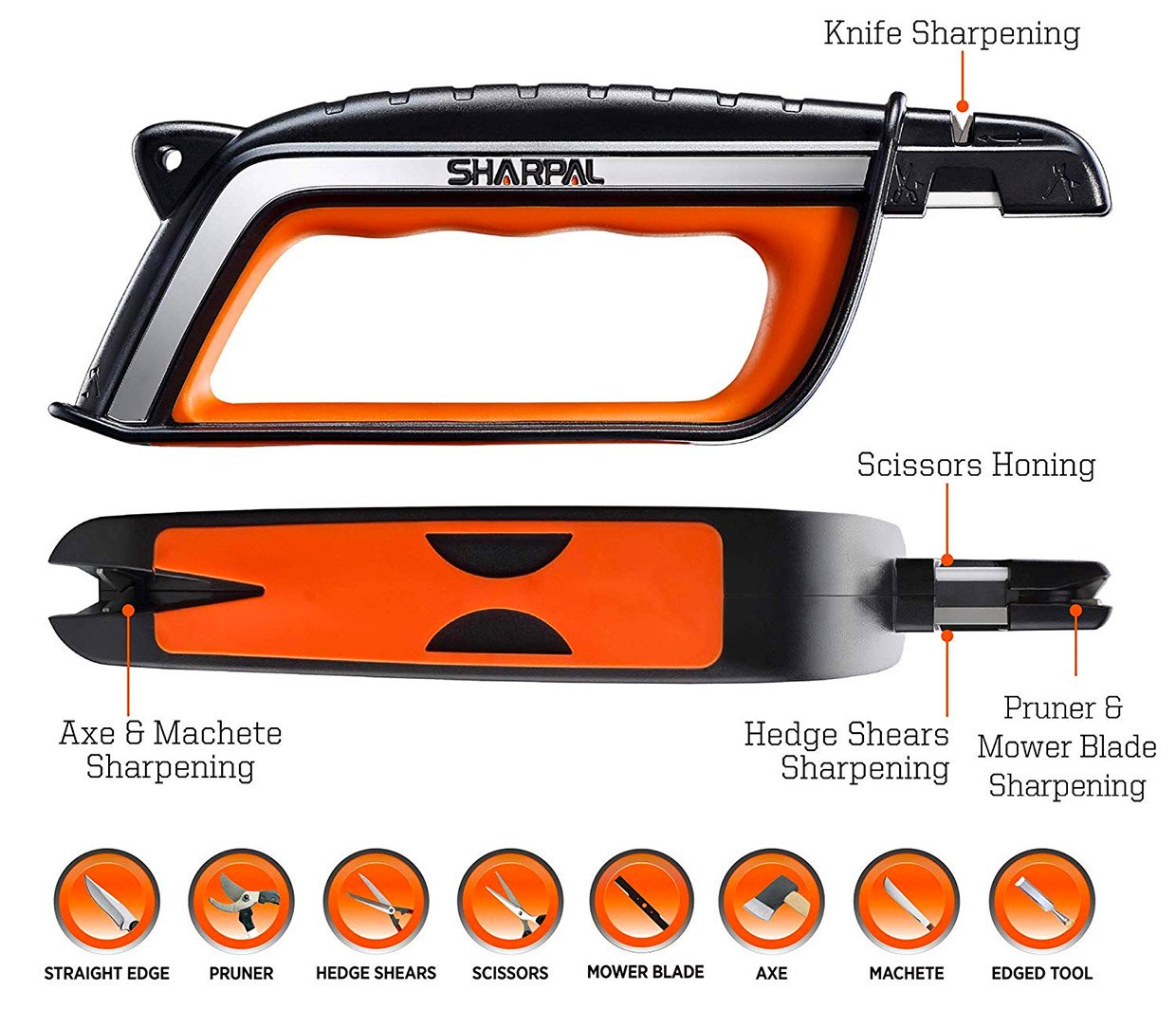 Sharpal 3-in-1 Knife, Axe & Scissors Sharpener