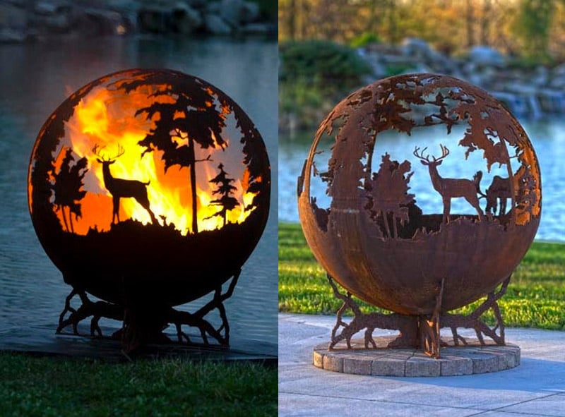 Spherical Fire Pits