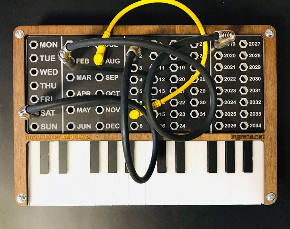 Modular Synth Days Calendar