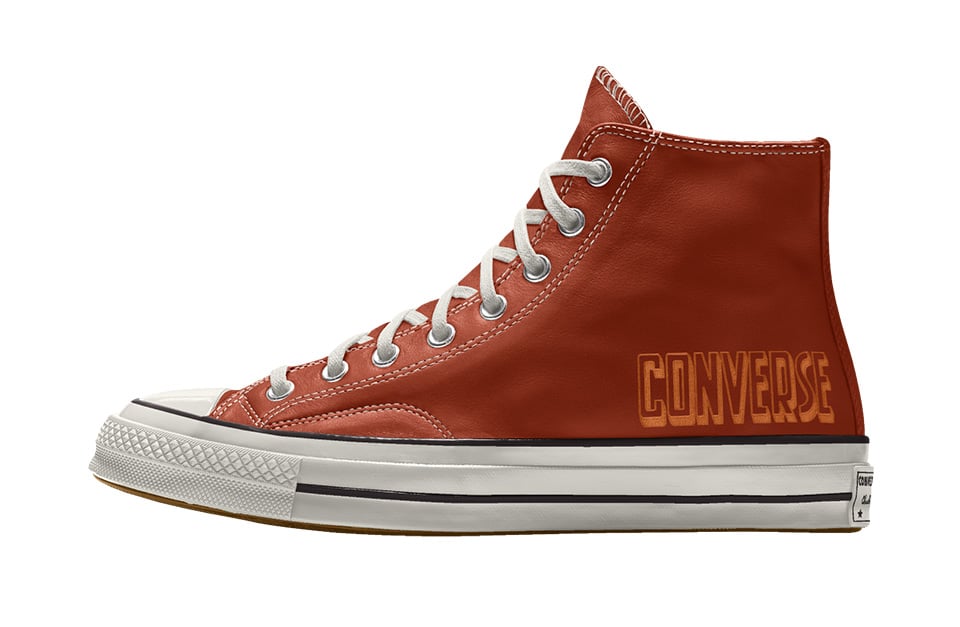 Custom chuck 70 outlet leather low top