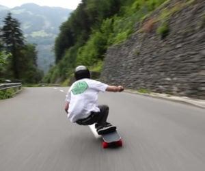 70 mph Downhill Skateboarding