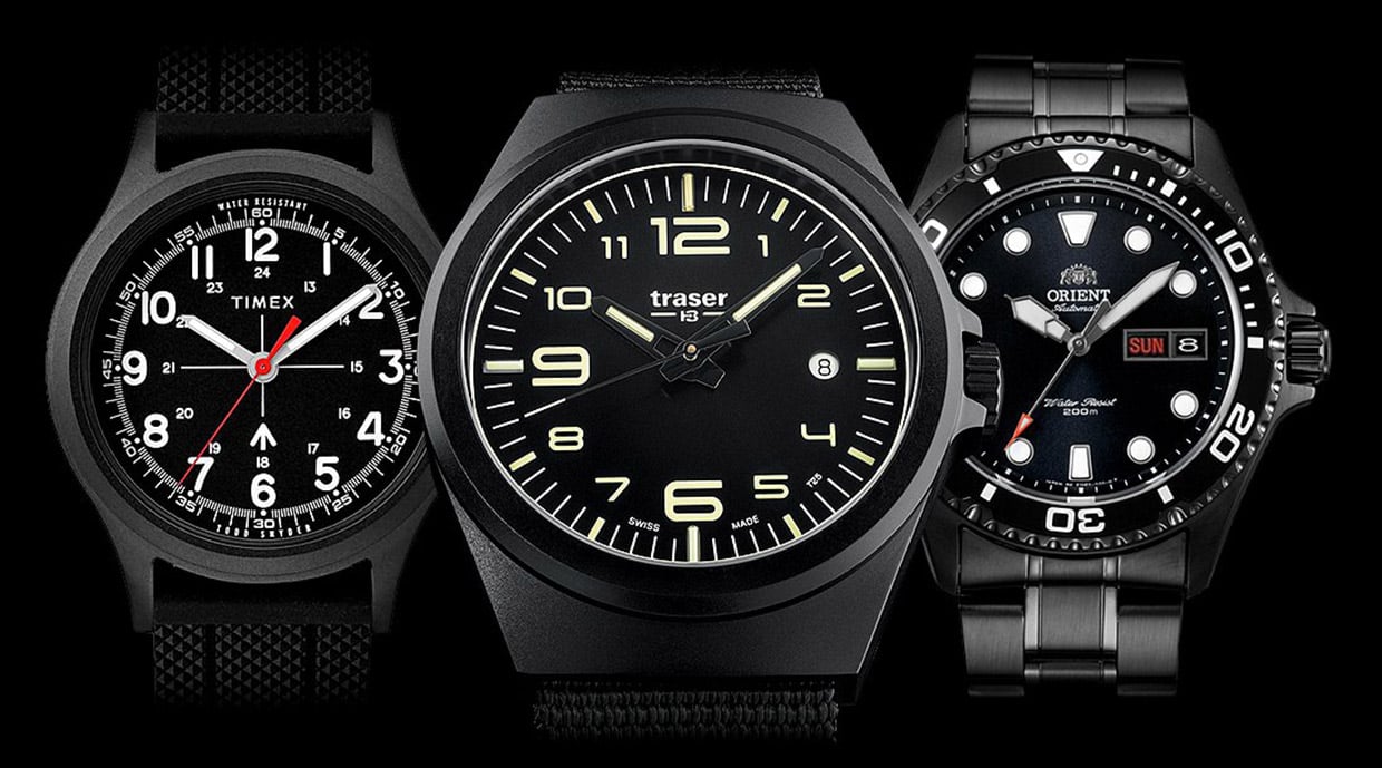 The Best Black Watches in 2019