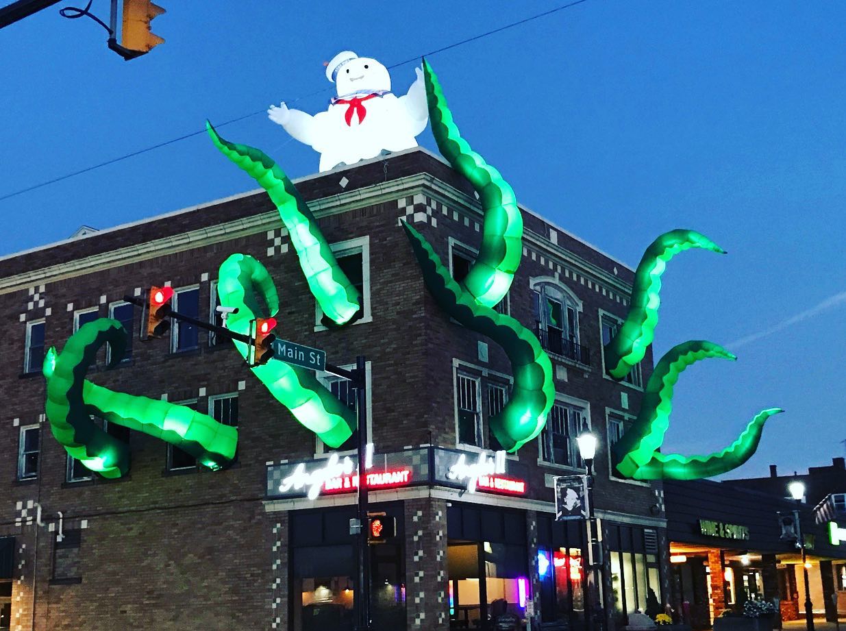 This PA Restaurant Wins Halloween with Their Ghostbusters Display