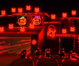 Ghostbusters Holiday Light Show