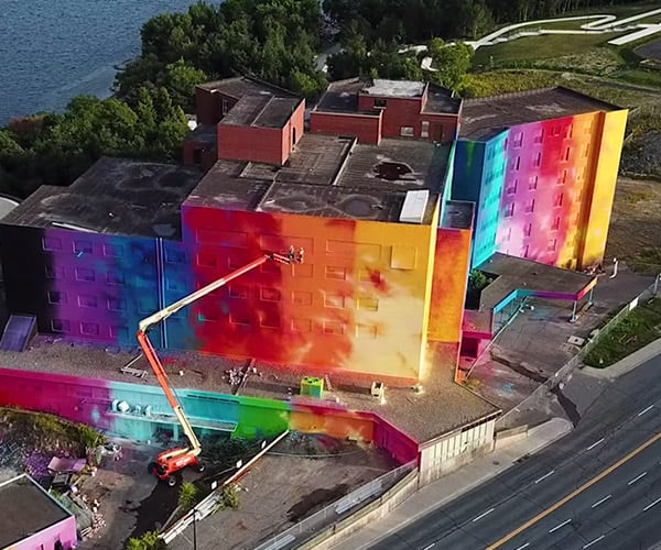 Painting Canada’s Largest Mural