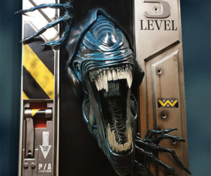 Alien Queen Wall Sculpture
