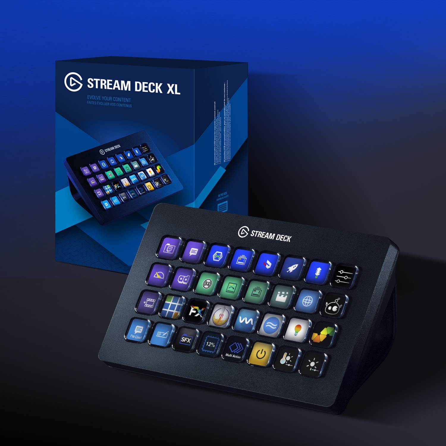 Elgato Stream Deck XL Has 32 Fully-Programmable LCD Key Faces