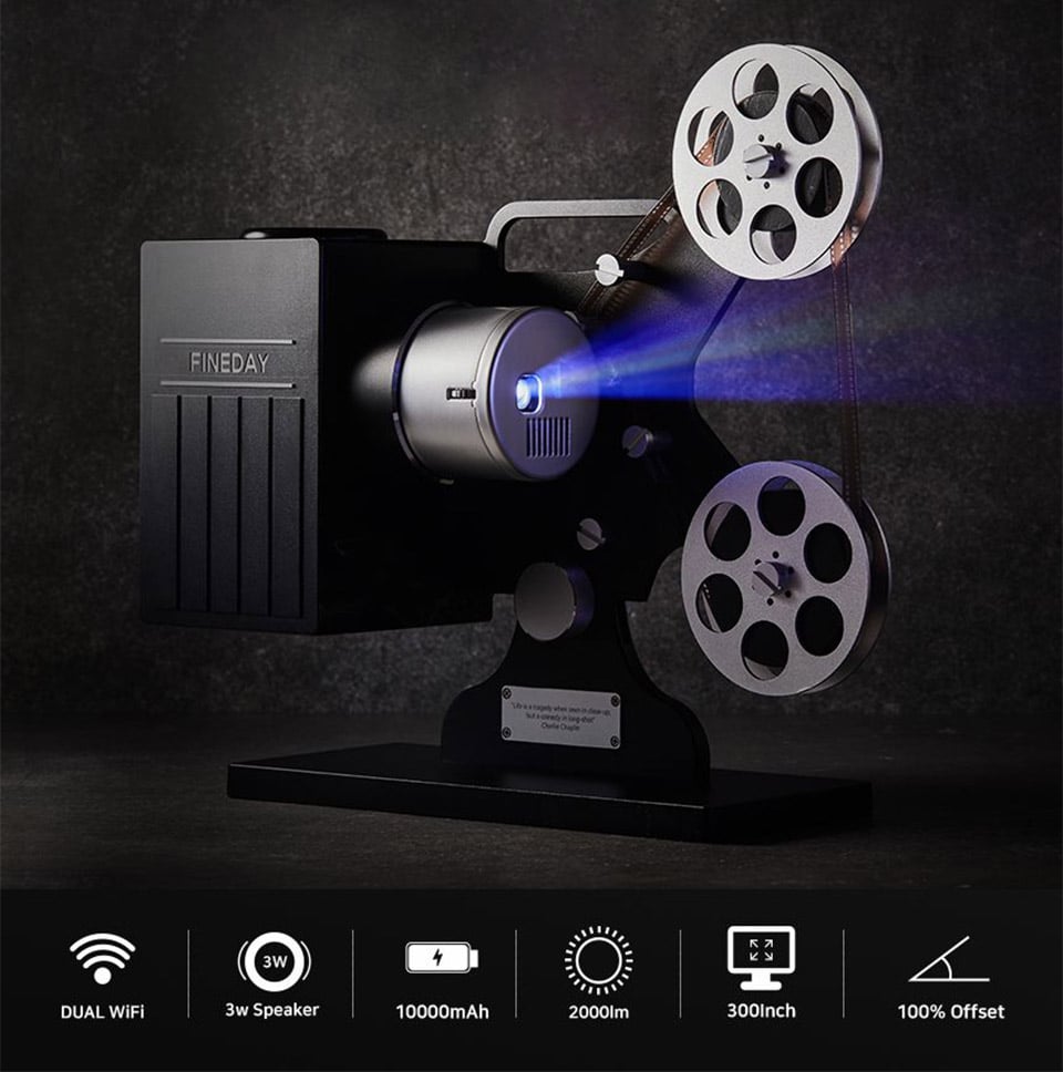 Fineday Retro Projector