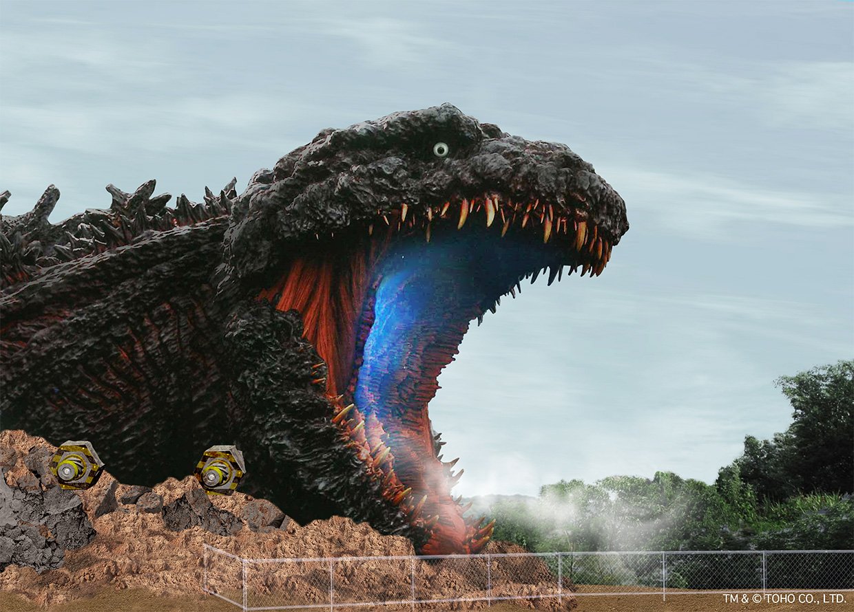 Life-size Godzilla