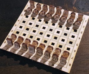 Mini Wood Chess Set