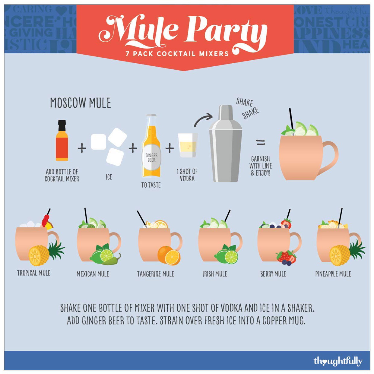 Mule Party Cocktail Mixers