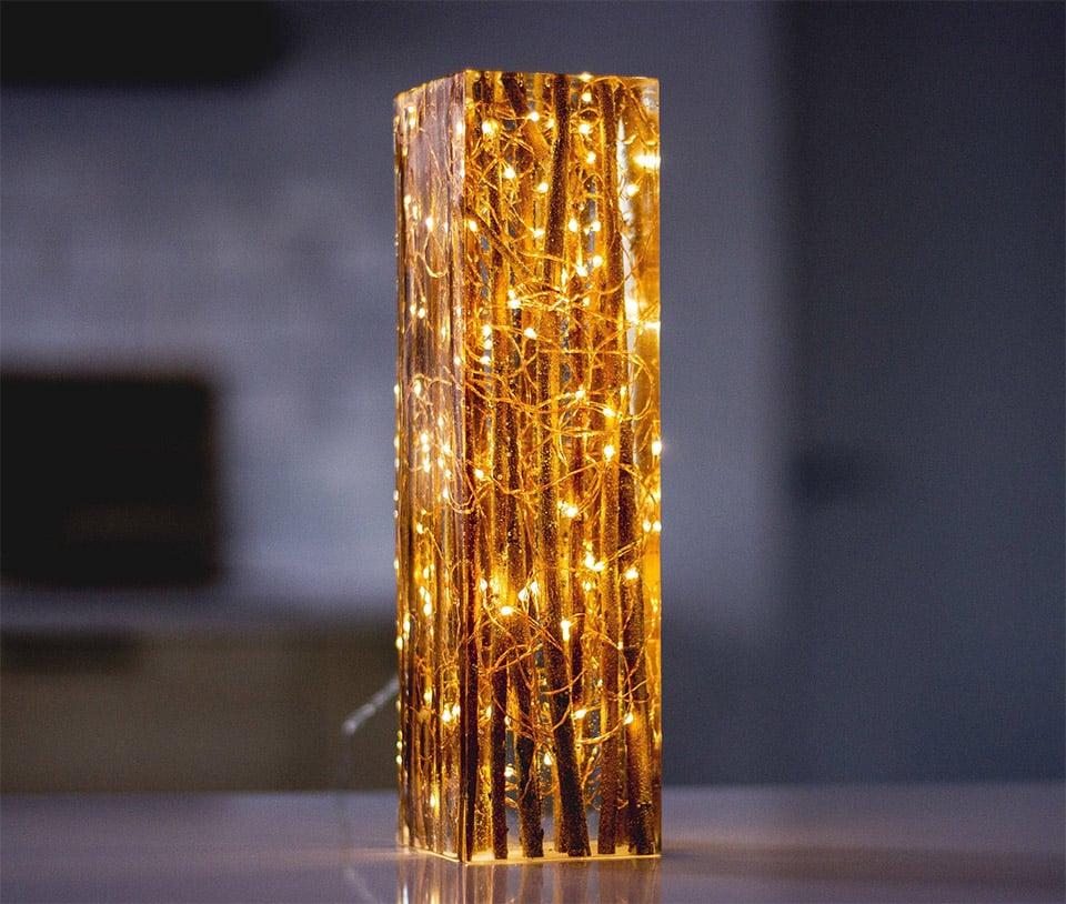 Resin Light Sculptures