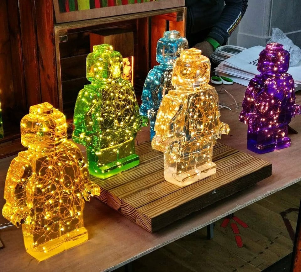 Resin Light Sculptures