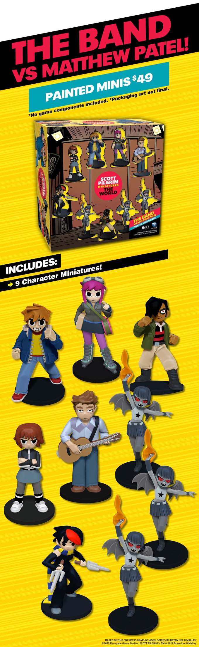 Scott Pilgrim Miniatures the World