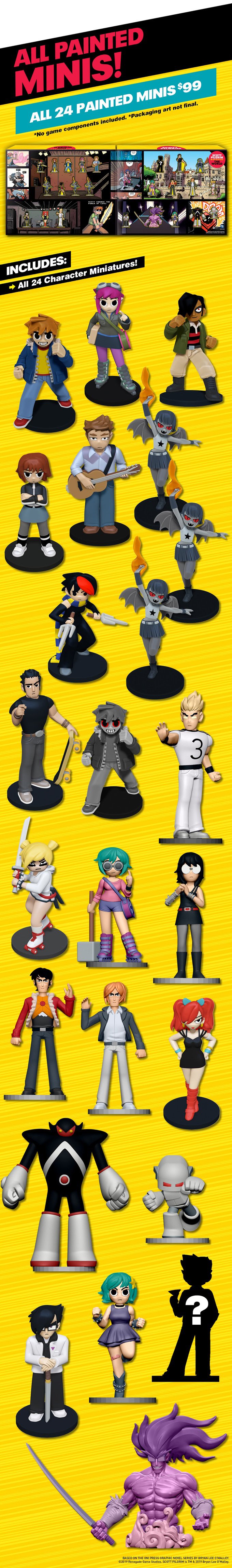 Scott Pilgrim Miniatures the World