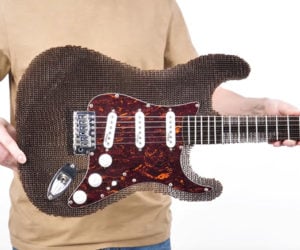 DIY Cardboard Stratocaster Guitar